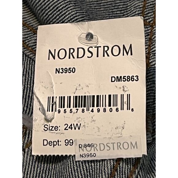 Madewell Relaxed Denim Shorts Womens Plus size 24W Cutoff Blue Jean Mid Rise NEW - Picture 10 of 12